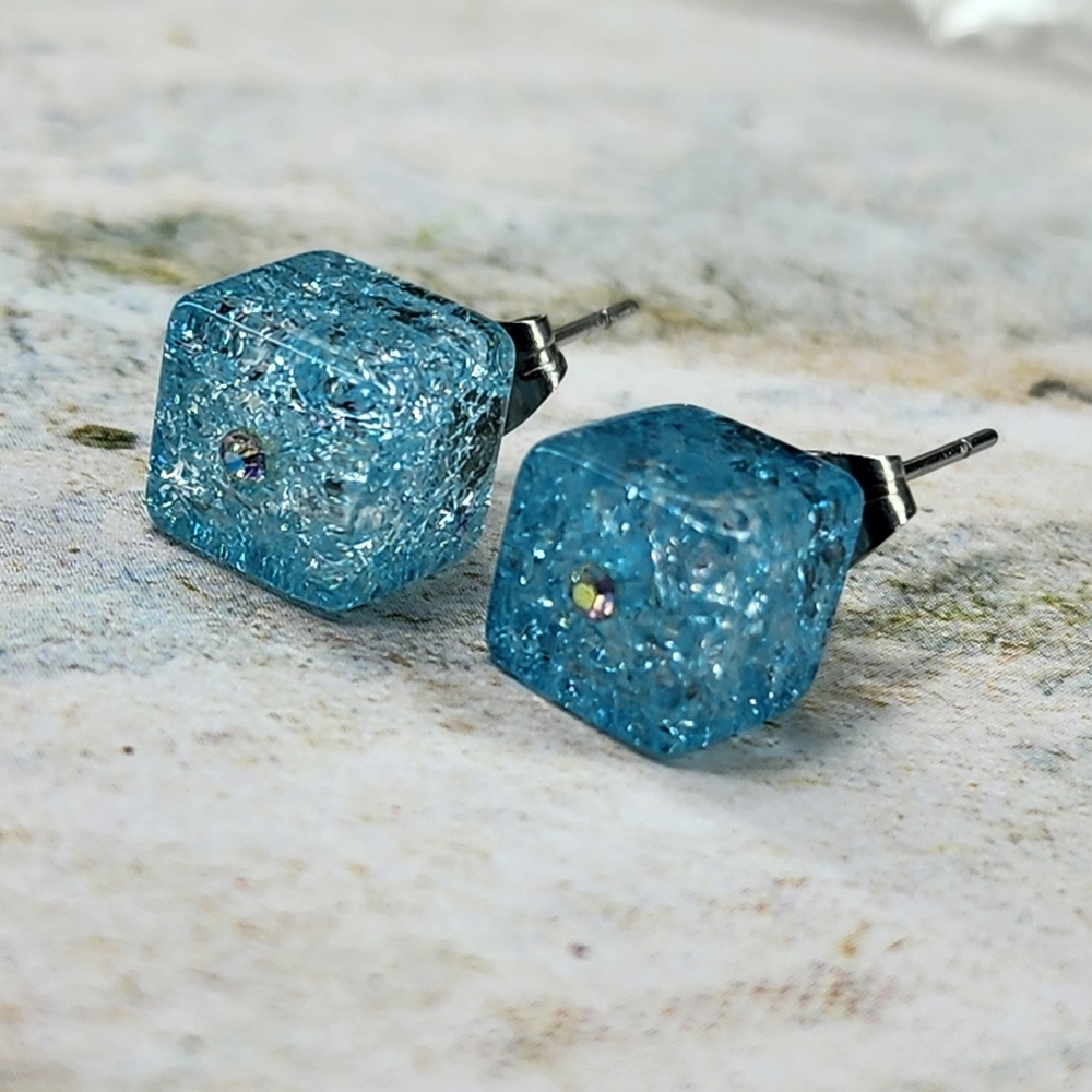 STAINLESS steel earrings - Picture 5 of 7